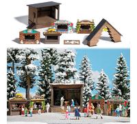 Busch 1183 Christmas Market Set HO Structure Scale Model Structure