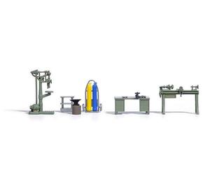 Busch 1185 HO Workshop equipment