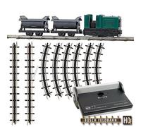Busch 12000 - H0 Field Railway Starter Set with Two Tipper Cars & Rails - New