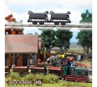 Busch 12200 - 1/87 / H0 Two Tipper Cars - New