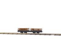 Busch 12218 Two Wagons with Boards, H0f