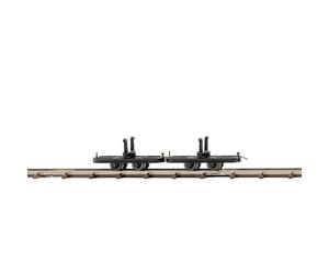 Busch 12226 Two 2-Axle Log Transporters, H0f, New 2025
