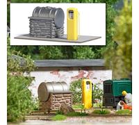 Busch 12377 - 1/87 / H0 Diesel Gas Station - New