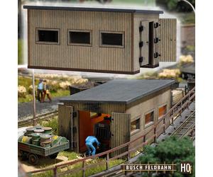 Busch 12380 - 1/87 / H0 Field Railway Engine Shed - New
