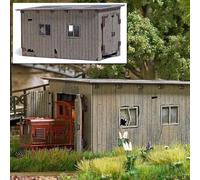 Busch 12381 - 1/87 / H0 Dilapidated Field Railway Locomotive Shed - New