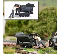Busch 12450 - 1/87 / H0 Action Set: Pushing Cart - New