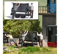 Busch 12454 - 1/87 / H0 Action Set: Locomotive oiling - New