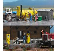 Busch H0 1413 Diesel Gas Station