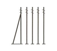 BUSCH 1569 HO Scale Pack Of Wooden Telegraph Poles Height 107 Mm