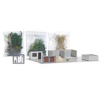 Busch 1635 Green Waste Collection Point, Kit, H0, New 2020