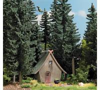 Busch 1679 HO Witch´s cottage with flying witch