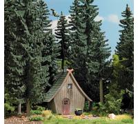 Busch 1679 HO Witch´s Cottage With Flying Witch