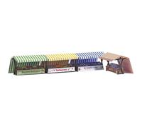 Busch 1824 H0 4 Market Stalls Kit