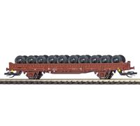 Busch 31511 - TT - Flat Car Ks [3300] With Wheel Sets DR IV - New