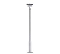 Busch 4117 HO Post Top Luminaire, yellow light