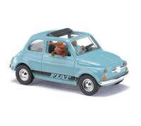 Busch 48735 Fiat 500 with driver and dog