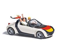 Busch 49308 1:87 H0 Smart Roadster "Football Fever 2026" New