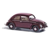 Busch 52901 - 1/87 / H0 VW Beetle With Brezel Window, Red - New
