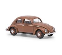Busch 52905 - 1/87 - VW Beetle With Brezel Window, Brown - New