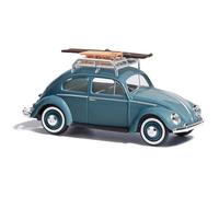 Busch 52911 - 1/87 / H0 VW Beetle with Pretzel Window + Roof Rack - New