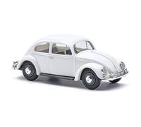 Busch 52956 - 1/87 VW Beetle With Oval Window, White - New