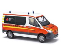 Busch 53455 - 1/87/H0 MB Sprinter 2018 Short Flat Top Drk Esslingen -nürtingen