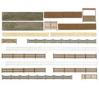 BUSCH 6017 HO Scale Assorted Fences 200 Cm (Walls, Fences, Gates)