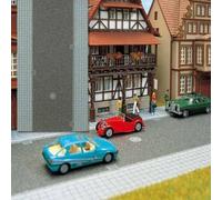 BUSCH 6038 HO Scale Paved Road With Sidewalks, Manholes (39.37 In X 4.33 In)