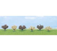 Busch 6057 HO Gauge 6 Assorted Bushes