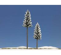 Busch 6153 2 x Snow Covered Trees 130mm /195mm