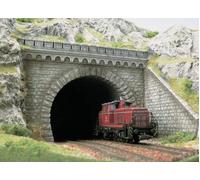 BNIB OO / HO BUSCH 7023 TUNNEL PORTAL FOR DOUBLE TRACK - KIT