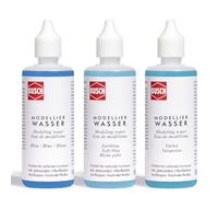 Busch 7581 Modeling Water Color Set 3 x 100 ml, New 2024 (Base: 1 l = € 66.63)