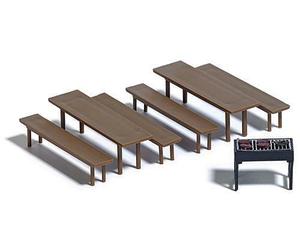 Busch 7782 Summer fete detail set