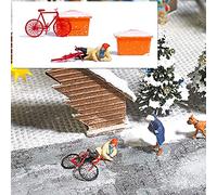 Busch 7856 Slipping On Ice Scene Set OO HO Gauge