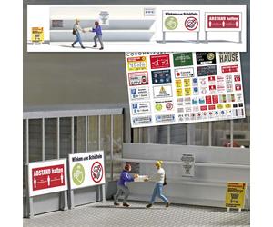 Busch 7910 Fighting Over Toilet Paper Pandemic Scene HO OO Gauge