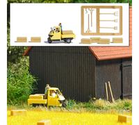 Busch 7934 A-Set: Hay Transport, H0, New 2023
