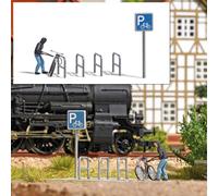 Action Set: Bicycle theft HO Gauge figures Busch 7950
