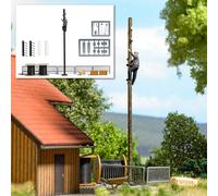 Busch 7966 A-Set: Mast Climber Epoch 3/4, H0, New 2023