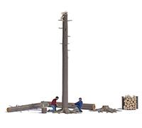 Busch 7973 H0 Action Set Tree Felling