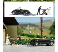 Busch 7980 Wedding with Bride and Groom and VW Hebmüller Action Set HO New