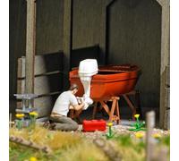 Busch 79815 Action Set: Repair Boat, H0, New 2024