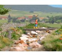 Busch 79819 - 1/87 / H0 - Action Set: Playing At The Forest Stream - New