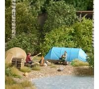 Busch 79823 Action Set: Wild Camping, H0, New 2024