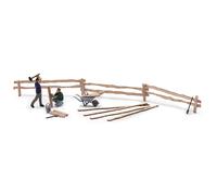 Busch 79853 Action Set: Erecting Fence, H0, New 2025