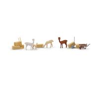 Busch 79860 Action Set: Alpacas With Young, H0, New 2025