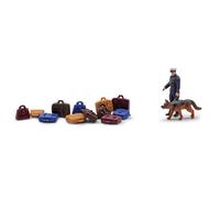 Busch 79872 Action Set: Transport Police With Shepherd Dog, H0, New 2025