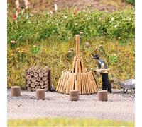Busch 79941 - 1/87 / H0 Action Set: Wood Layers - New