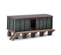 Busch 8829 TT Scale Support Shed With Ramp Building - New