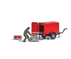 Busch - A-set: Schlauchanhanger/pumpe H0 (3/21) - BU7962