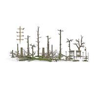 Busch Dead Wood Set 1852 Tree Construction Kit 1 Set